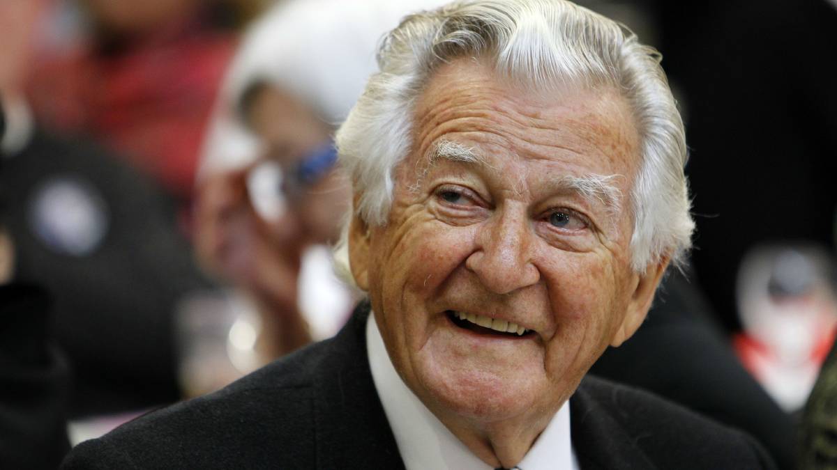 ADVOCATING: Bob Hawke no longer wants the elderly to suffer terrible pain. ADVOCATING: Bob Hawke no longer wants the elderly to suffer terrible pain.