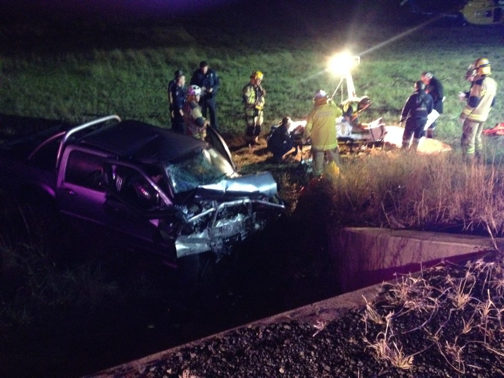 A 17-year-old Warwick man was taken to the Princess Alexandra Hospital after his car crashed into a concrete barrier early on Saturday morning. A 17-year-old Warwick man was taken to the Princess Alexandra Hospital after his car crashed into a concrete barrier early on Saturday morning.