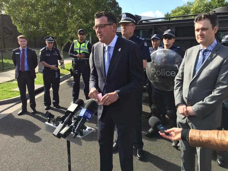 Victorian Premier Daniel Andrews meets police after announcing an increase of more than 400 officers in the upcoming state budget. The package includes 300 front line police officers, a further 106 specialist police and 52 support personnel. Victorian Premier Daniel Andrews meets police after announcing an increase of more than 400 officers in the upcoming state budget. The package includes 300 front line police officers, a further 106 specialist police and 52 support personnel.