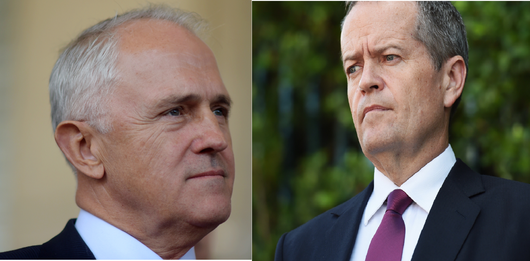 Malcolm Turnbull and Bill Shorten Malcolm Turnbull and Bill Shorten