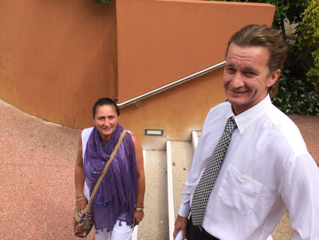 Vanessa Niwa and Nathan White outside court after Nathan was fined over a fire. Photo Ross Irby / The Observer Vanessa Niwa and Nathan White outside court after Nathan was fined over a fire. Photo Ross Irby / The Observer