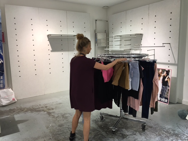 Items are falling off the shelves at Supres closing down sale. Items are falling off the shelves at Supres closing down sale.