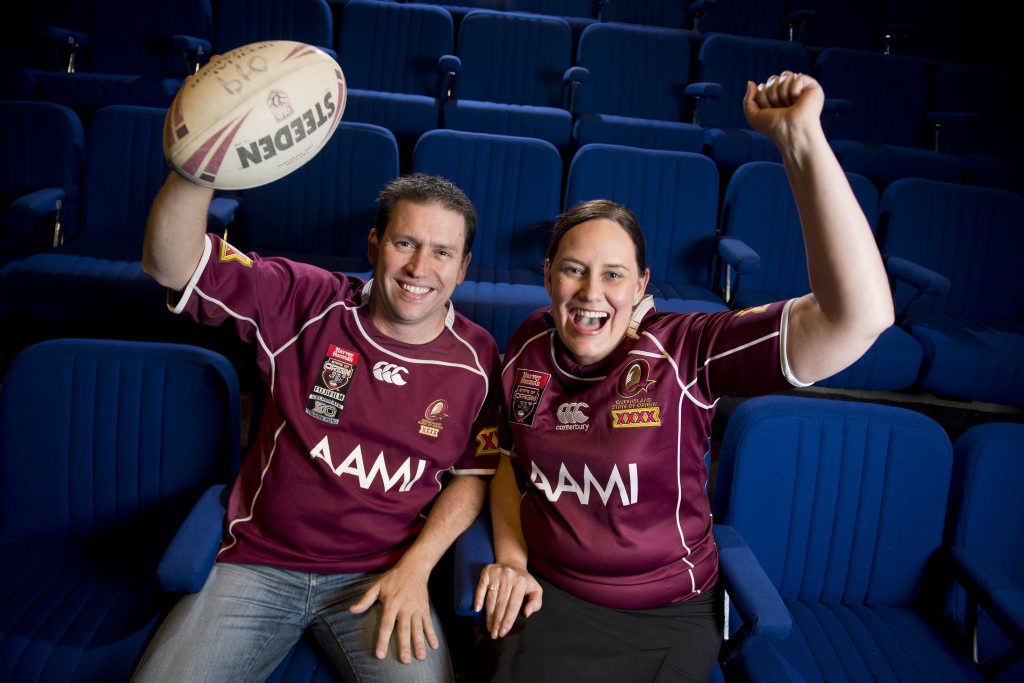 Gladstone Regional Council may Matt Burnett wants The NRL Footy Show, Matty Johns of Fox Sports to come and broadcast their shows from Gladstone and GECC general manager Carly Quinn will host them. Photo Paul Braven / The Observer