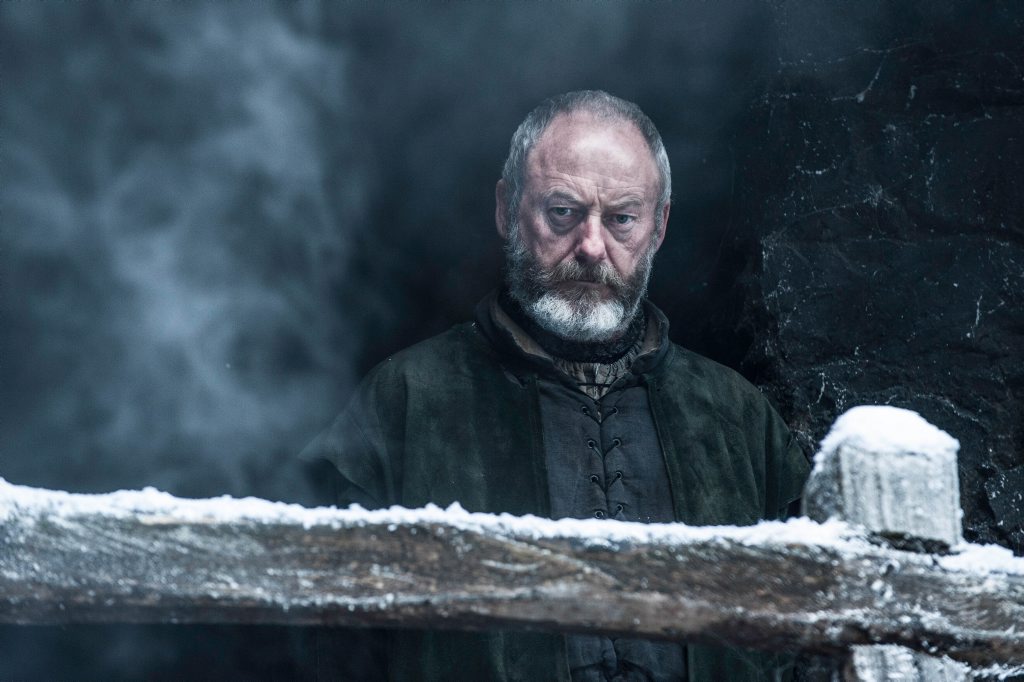 Liam Cunningham in a scene from season six of Game of Thrones. Liam Cunningham in a scene from season six of Game of Thrones.