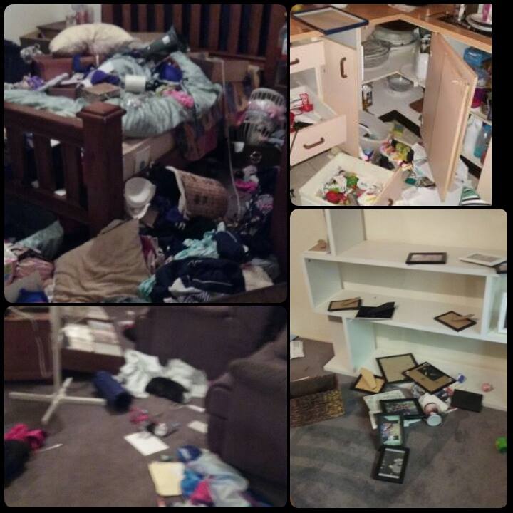 Thieves trashed a home in Glenvale when they broken into it and stole jewellery. Thieves trashed a home in Glenvale when they broken into it and stole jewellery.