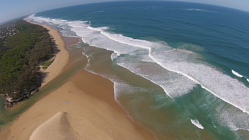Drone captured footage of wave activity on the Sunshine Coast. Ashley Rummell Photo Contributed Drone captured footage of wave activity on the Sunshine Coast. Ashley Rummell Photo Contributed