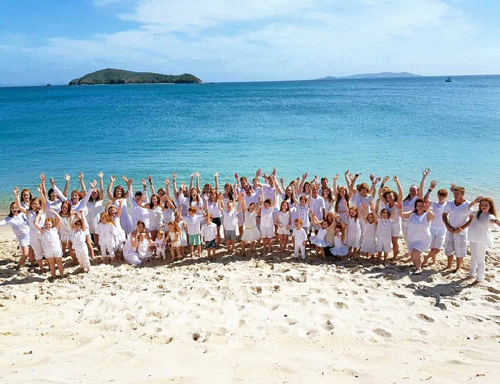 Ginger Pride photo shoot on Great Keppel Island. Ginger Pride photo shoot on Great Keppel Island.