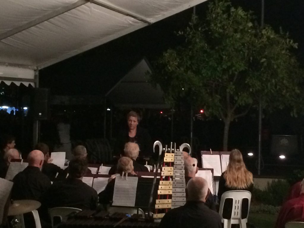 Buderim Concert Band plays for a crowd of thousands at Cotton Tree ahead of the 2016 Anzac Day dawn service. Buderim Concert Band plays for a crowd of thousands at Cotton Tree ahead of the 2016 Anzac Day dawn service.