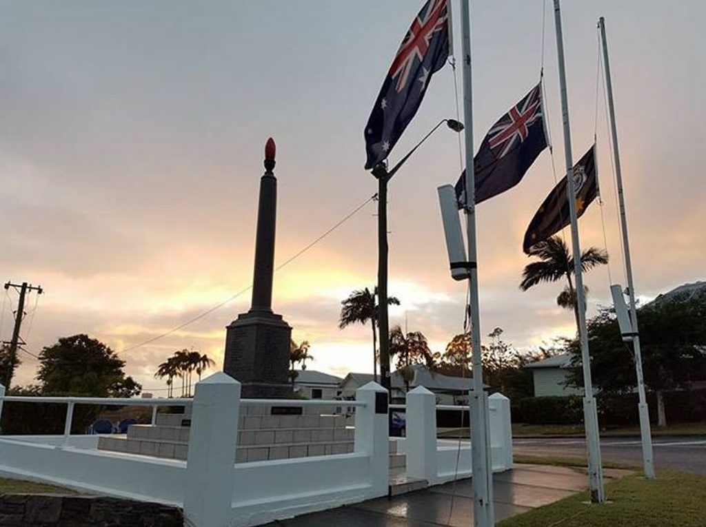 Maclean cenotaph at 0600 hours during the Maclean Anzac Day Dawn Service on Monday, 25th of April, 2016. Photo: Brittany Pye Maclean cenotaph at 0600 hours during the Maclean Anzac Day Dawn Service on Monday, 25th of April, 2016. Photo: Brittany Pye