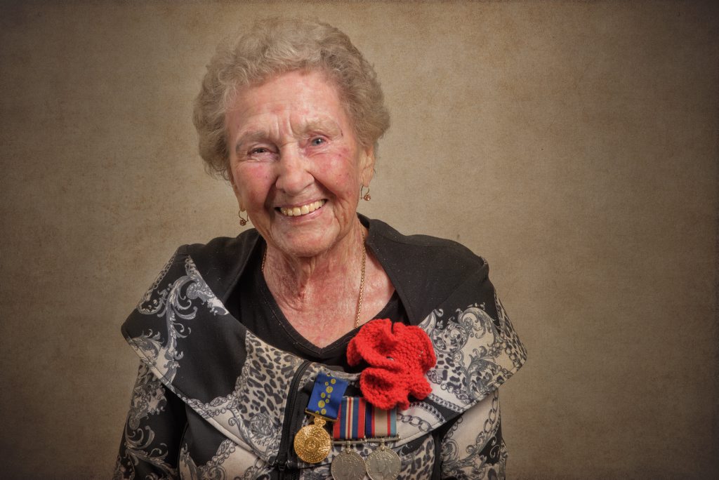 WE REMEMBER: Joan Muir OAM, who was named as the Grafton RSL Sub-Branch first female life member on Anzac Day. WE REMEMBER: Joan Muir OAM, who was named as the Grafton RSL Sub-Branch first female life member on Anzac Day.