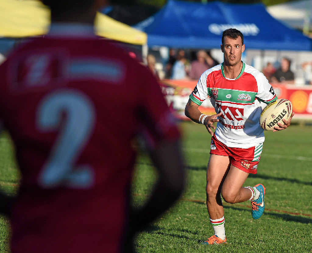 PLAYMAKER: Seagulls halfback Clinton Horne looks for options. PLAYMAKER: Seagulls halfback Clinton Horne looks for options.
