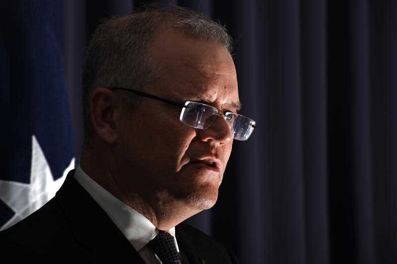 Treasurer Scott Morrison speaks at a press conference at Parliament House in Canberra, Friday, April 29, 2016. Treasurer Scott Morrison speaks at a press conference at Parliament House in Canberra, Friday, April 29, 2016.