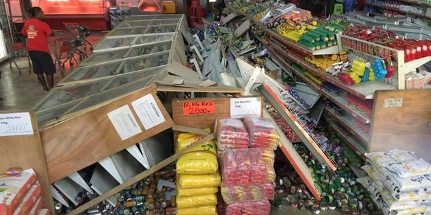 The aftermath of the quake. Photo / Facebook page of Vanuatu Daily Post The aftermath of the quake. Photo / Facebook page of Vanuatu Daily Post