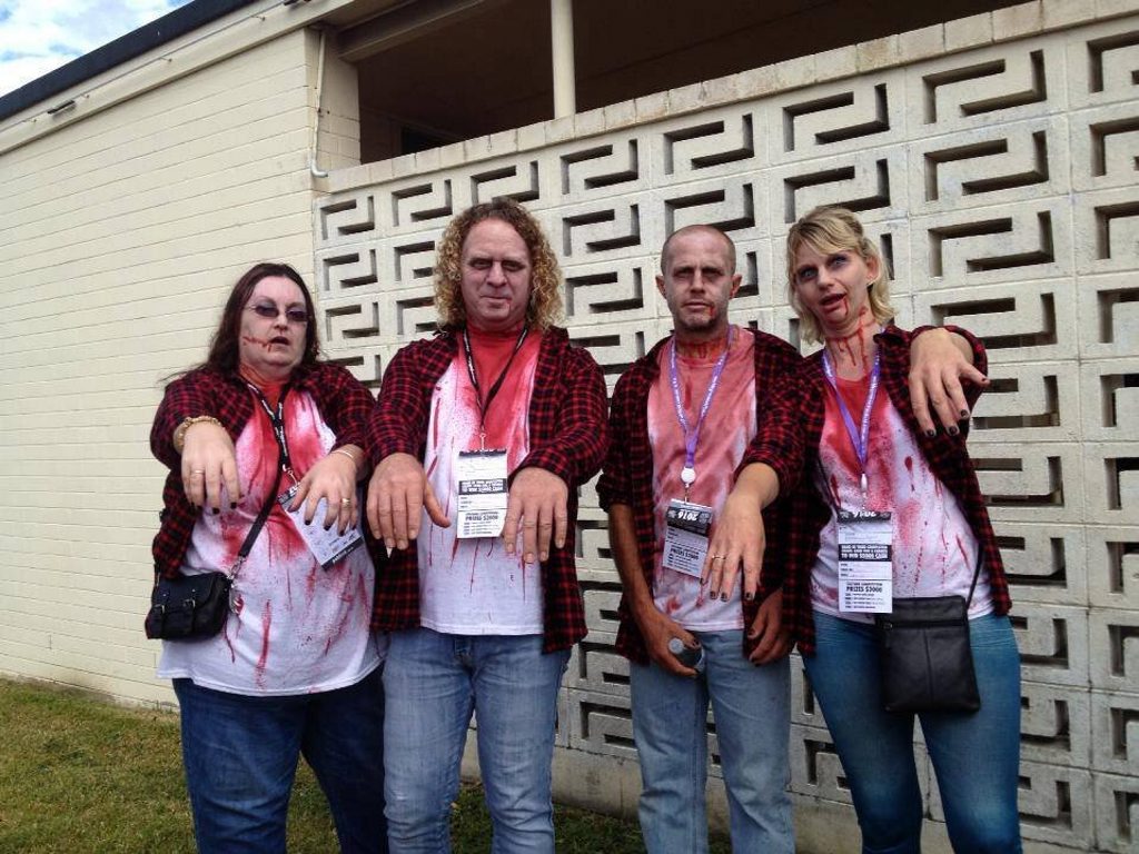 Walking zombies Walking zombies