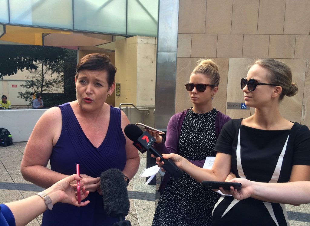 Australian Conservation Foundation chief executive Kelly O'Shanassy speaks to media outside Federal Court in Brisbane ahead of court hearing between ACF and Federal Environment Minister Greg Hunt over the approval of the Carmichael Mine.Photo Pamela Frost Australian Conservation Foundation chief executive Kelly O'Shanassy speaks to media outside Federal Court in Brisbane ahead of court hearing between ACF and Federal Environment Minister Greg Hunt over the approval of the Carmichael Mine.Photo Pamela Frost