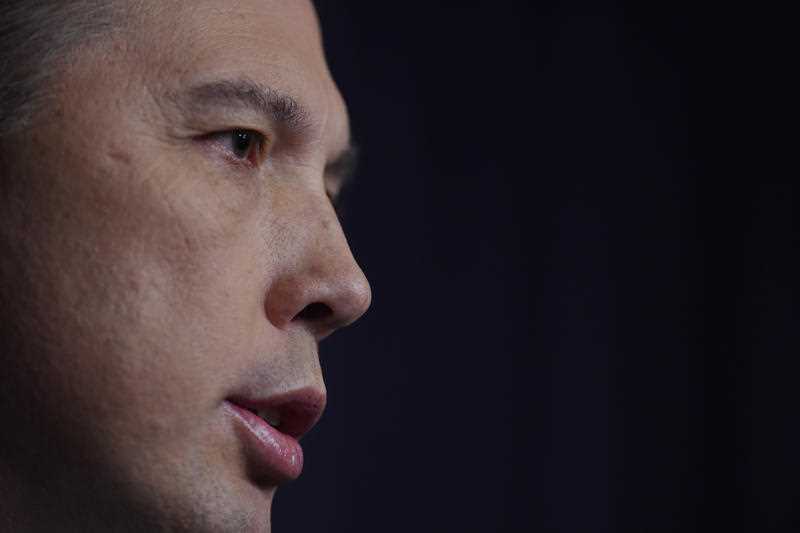 Australian Immigration Minister Peter Dutton speaks to the media during a press conference at Parliament House in Canberra, Tuesday, May 3, 2016. Dutton says the government won't be dissuaded from its tough border protection policies despite another self-harm incident. Australian Immigration Minister Peter Dutton speaks to the media during a press conference at Parliament House in Canberra, Tuesday, May 3, 2016. Dutton says the government won't be dissuaded from its tough border protection policies despite another self-harm incident.