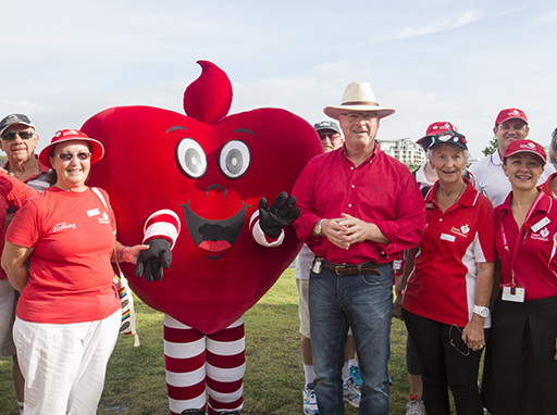 Mayor Mark Jamieson launched Heart Week. Mayor Mark Jamieson launched Heart Week.