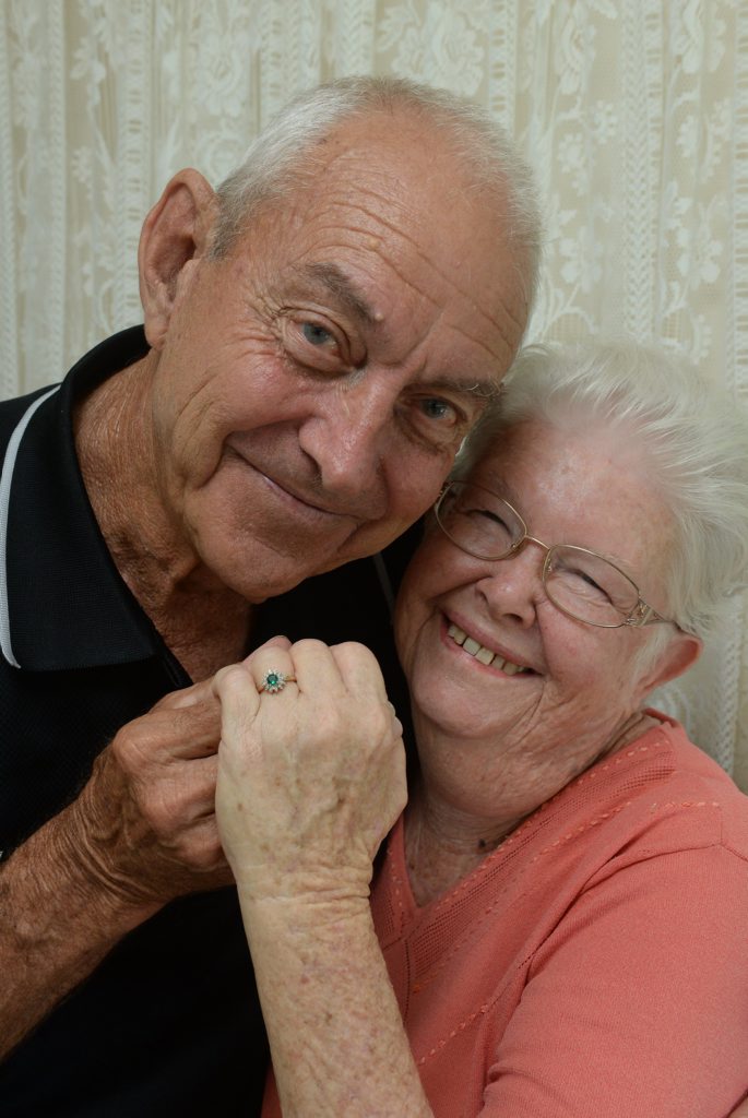 LOVING LIFE: Bernie Hinton and Ruth Wilson got engaged. Photo: Mike Knott / NewsMail LOVING LIFE: Bernie Hinton and Ruth Wilson got engaged. Photo: Mike Knott / NewsMail