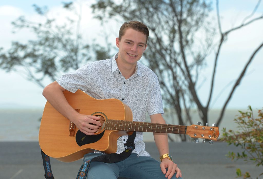 Michael Bacon has entered the Beaches Got Talent contest. Photo: Chris Ison / The Morning Bulletin Michael Bacon has entered the Beaches Got Talent contest. Photo: Chris Ison / The Morning Bulletin