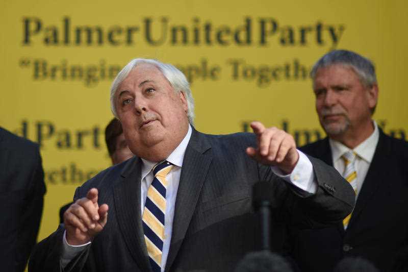 PUP Leader Clive Palmer speaks during a press conference at Parliament House in Canberra, Thursday, May 5, 2016. Mr Palmer today announced further Senate candidates to run at the next federal election. PUP Leader Clive Palmer speaks during a press conference at Parliament House in Canberra, Thursday, May 5, 2016. Mr Palmer today announced further Senate candidates to run at the next federal election.
