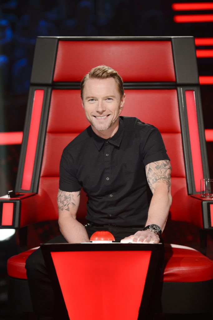 Ronan Keating pictured during the blind auditions on The Voice. Ronan Keating pictured during the blind auditions on The Voice.