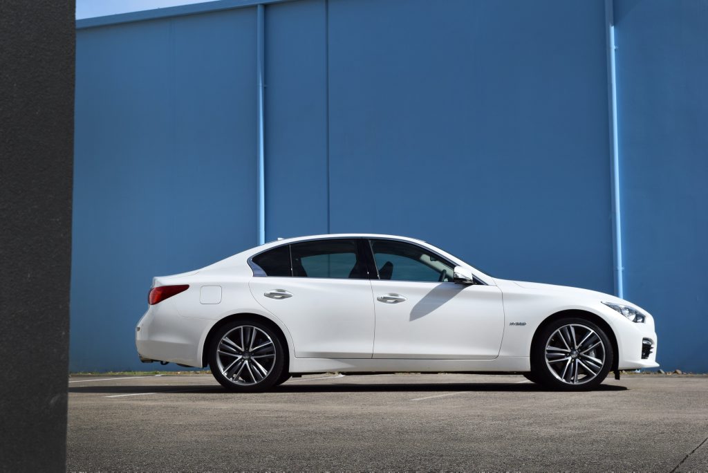 2016 Infiniti Q50 Hybrid S Premium. Photo: Iain Curry / Sunshine Coast Daily 2016 Infiniti Q50 Hybrid S Premium. Photo: Iain Curry / Sunshine Coast Daily