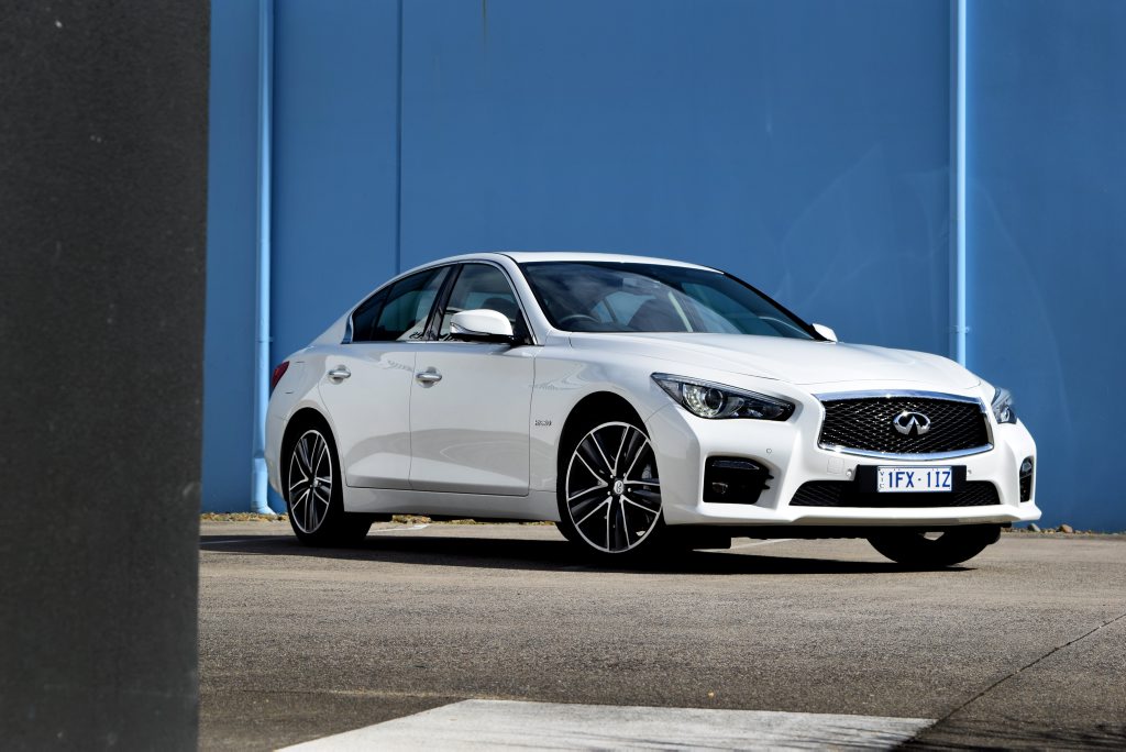 GERMAN BATTLE: We begin a long term road test with a performance hybrid from Nissan's luxury arm Infiniti: the Q50 S Premium. It has the looks, but can it stack up against the established German might? GERMAN BATTLE: We begin a long term road test with a performance hybrid from Nissan's luxury arm Infiniti: the Q50 S Premium. It has the looks, but can it stack up against the established German might?