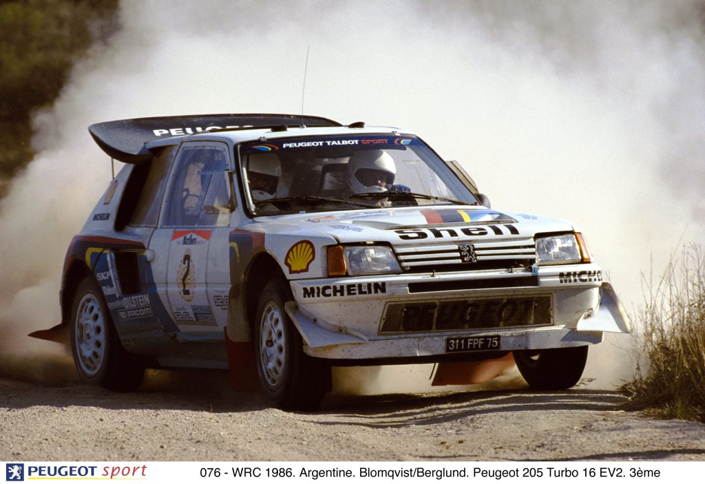 1985 Rallye Monte-Carlo winning Peugeot 205 T16 Group B rally car. Photo: Contributed. 1985 Rallye Monte-Carlo winning Peugeot 205 T16 Group B rally car. Photo: Contributed.