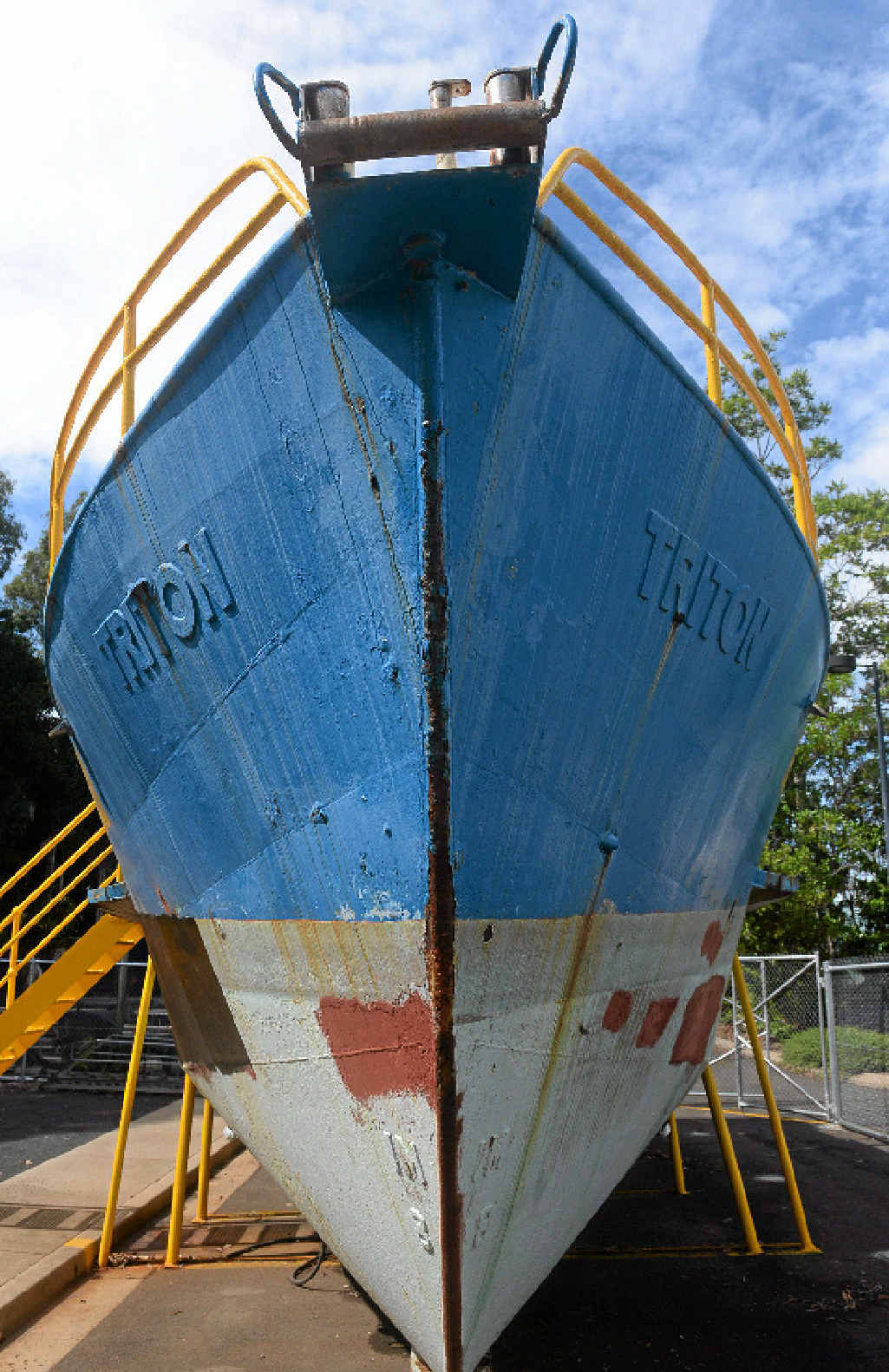 FISHING TRAWLER: The Triton is being used by TAFE Queensland East Coast maritime students as a training aid for students studying Marine Engine Driver Grade 1, 2 and 3. Photo: Mike Knott / NewsMail FISHING TRAWLER: The Triton is being used by TAFE Queensland East Coast maritime students as a training aid for students studying Marine Engine Driver Grade 1, 2 and 3. Photo: Mike Knott / NewsMail