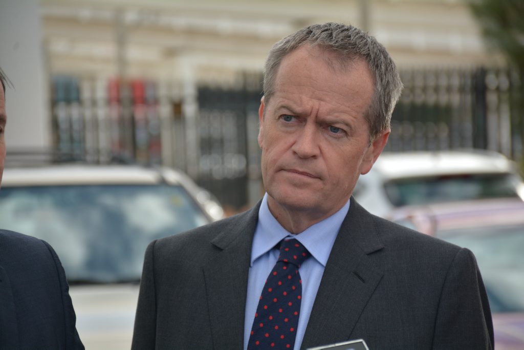 Federal Opposition Leader Bill Shorten speaks to the media in Perth on Tuesday, April 5, 2016. Labor's Metronet rail plan for Perth will be part federally funded if the opposition wins both the federal and state elections, Shorten says. (AAP Image/Rebecca Le May) NO ARCHIVING Federal Opposition Leader Bill Shorten speaks to the media in Perth on Tuesday, April 5, 2016. Labor's Metronet rail plan for Perth will be part federally funded if the opposition wins both the federal and state elections, Shorten says. (AAP Image/Rebecca Le May) NO ARCHIVING