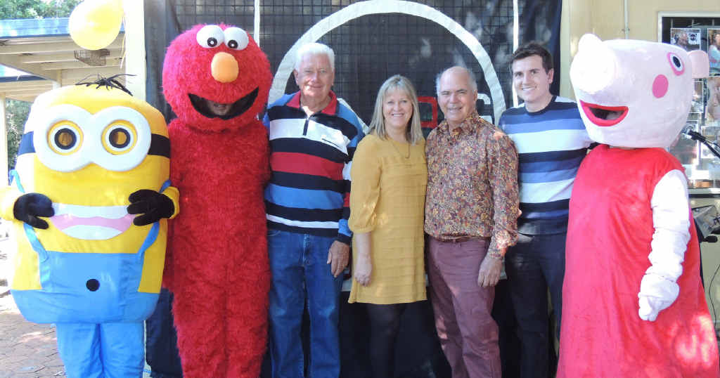 OPEN DAY: Peter Byrne, Cherie Furness, Mayor Bill Ludwig, Councillor Nigel Hutton and Characters from Bling Bling encourage the community to get down to their next open day. OPEN DAY: Peter Byrne, Cherie Furness, Mayor Bill Ludwig, Councillor Nigel Hutton and Characters from Bling Bling encourage the community to get down to their next open day.