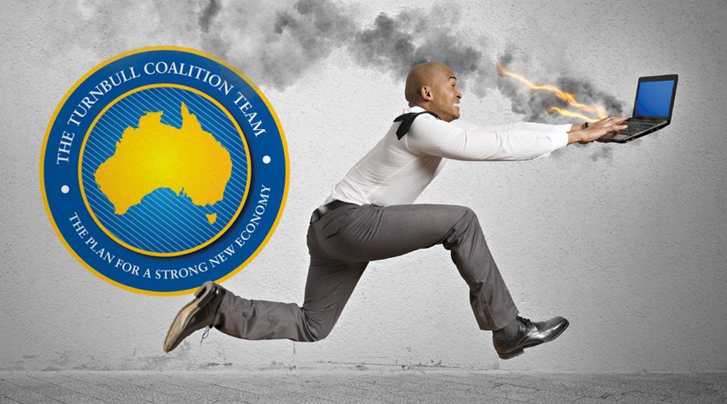Strange Politics: The Turnbull Coalition Team needs to lift its game when it comes to sneaky cyber-squatting. Strange Politics: The Turnbull Coalition Team needs to lift its game when it comes to sneaky cyber-squatting.