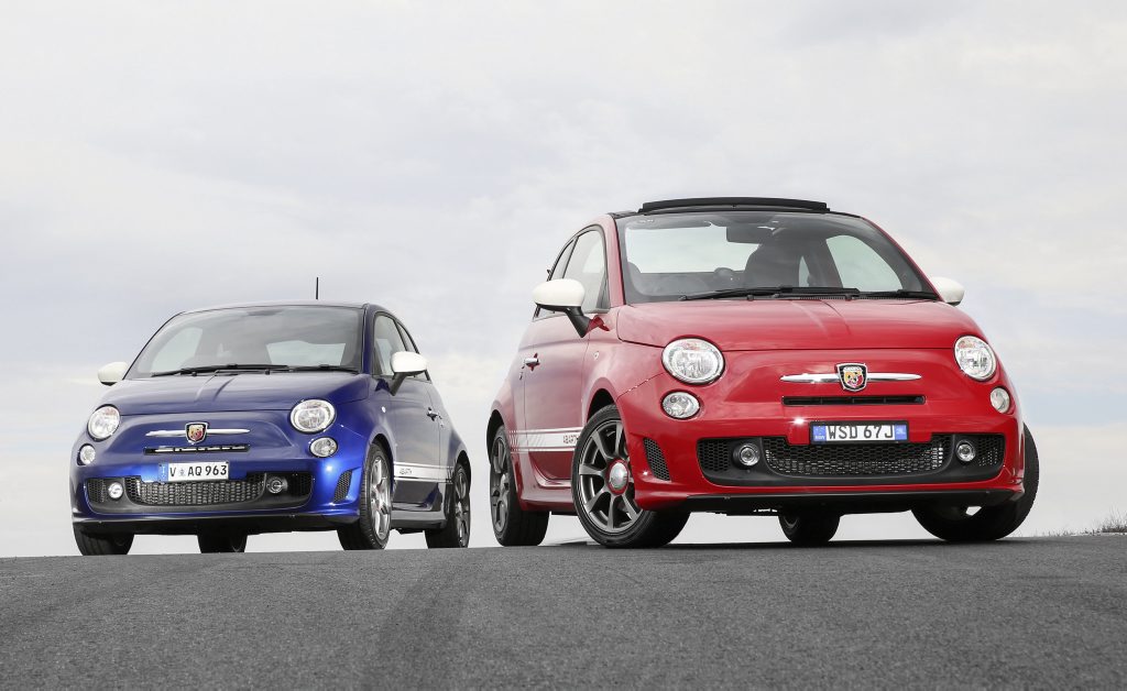 2016 Abarth 595C and 595. Photo Contributed. 2016 Abarth 595C and 595. Photo Contributed.
