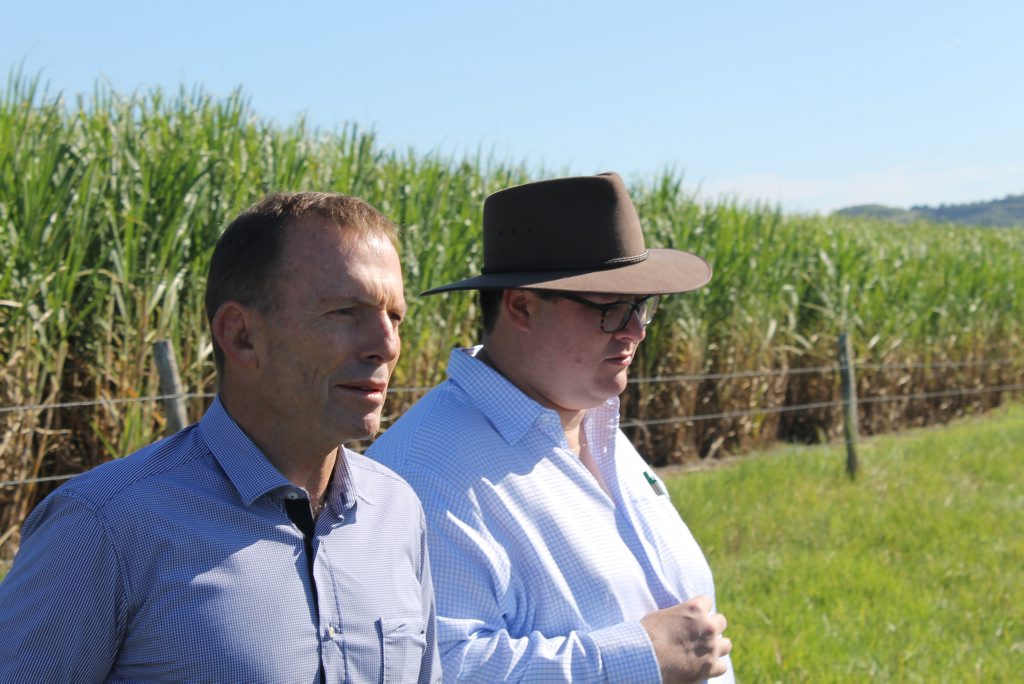 Tony Abbott with George Christensen in Mackay. FILE Tony Abbott with George Christensen in Mackay. FILE