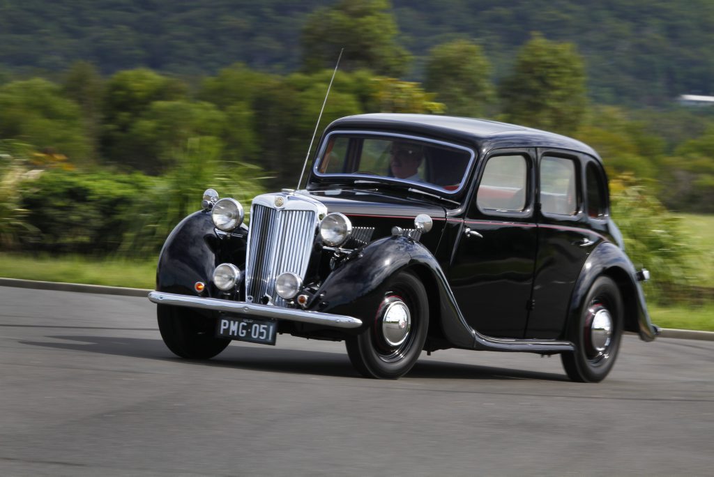 CLASSIC LINES: Delightful 1951 MG YA Saloon is a reasonably simple car to drive with synchro gearbox and a comfortable ride ideal for cruising. CLASSIC LINES: Delightful 1951 MG YA Saloon is a reasonably simple car to drive with synchro gearbox and a comfortable ride ideal for cruising.