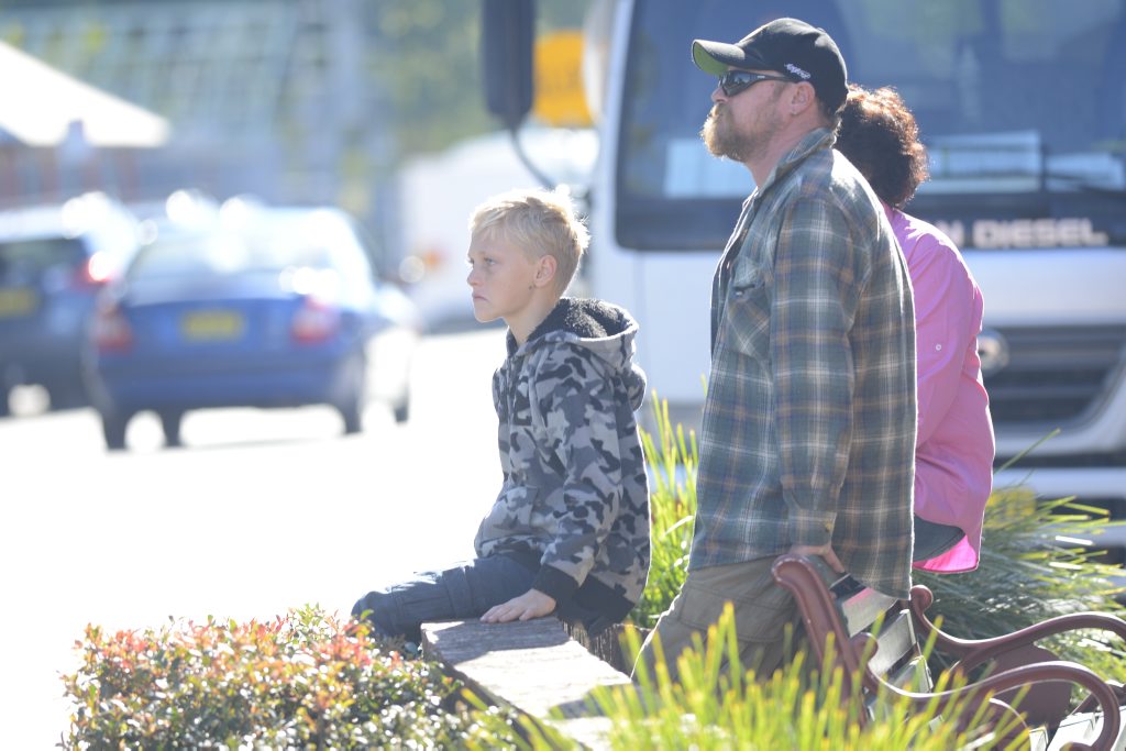 A couple of onlookers while two historic Maclean Camphor Laurel trees in McLachlan Park are being chopped down to make way for progresson Sunday, 15th May 2016. Photo Debrah Novak / The Daily Examiner A couple of onlookers while two historic Maclean Camphor Laurel trees in McLachlan Park are being chopped down to make way for progresson Sunday, 15th May 2016. Photo Debrah Novak / The Daily Examiner