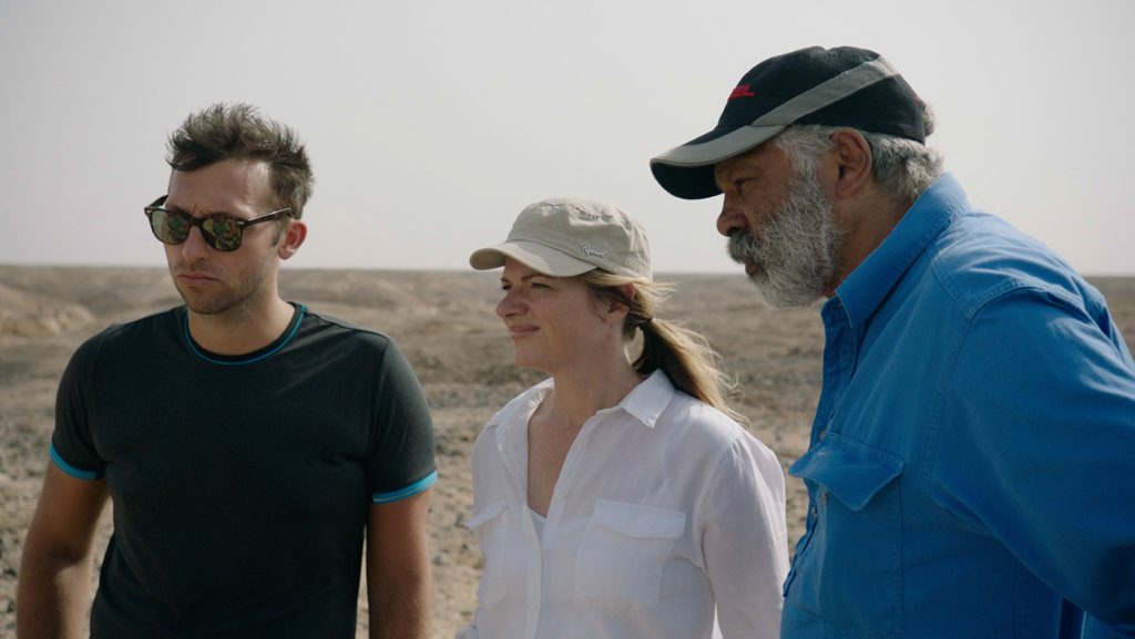 Ian Thorpe, Julia Zemiro and Ernie Dingo in a scene from the TV series DNA Nation. Ian Thorpe, Julia Zemiro and Ernie Dingo in a scene from the TV series DNA Nation.