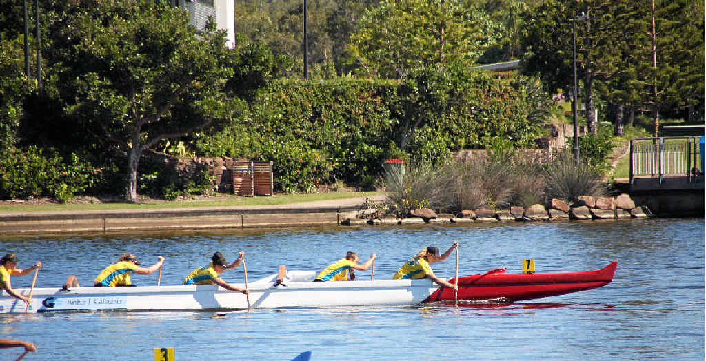BRONZED AUSSIES: U19 women’s Boomerang team with Gladstone’s Erin Hurst and Aoife Moller coming home in third place on boat two. The pair also won medals with bronze. BRONZED AUSSIES: U19 women’s Boomerang team with Gladstone’s Erin Hurst and Aoife Moller coming home in third place on boat two. The pair also won medals with bronze.