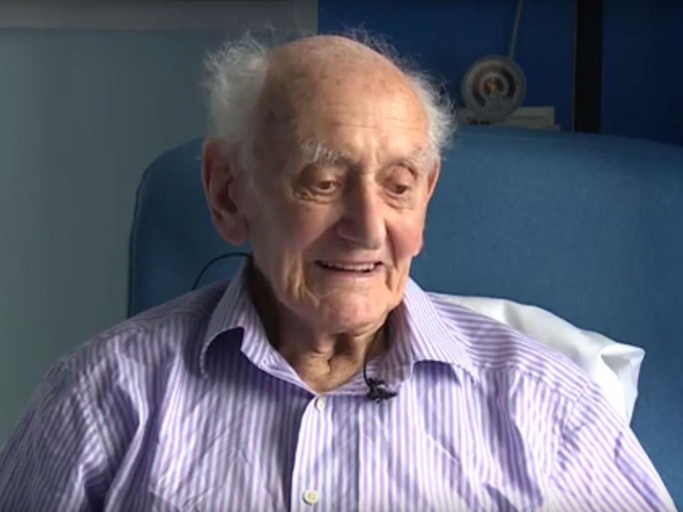 99-year-old Victor Marston is thought to be the oldest person to beat cancer. 99-year-old Victor Marston is thought to be the oldest person to beat cancer.