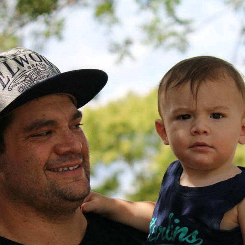 Jayde Laine doted over his children. Jayde Laine doted over his children.