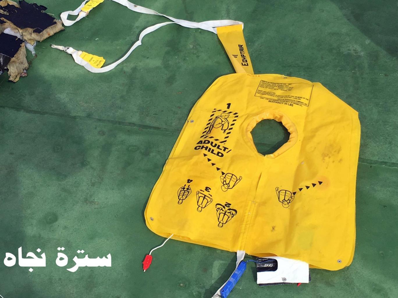 The Egyptian army published photos showing wreckage and debris from EgyptAir flight 804 on 21 May Egyptian army The Egyptian army published photos showing wreckage and debris from EgyptAir flight 804 on 21 May Egyptian army