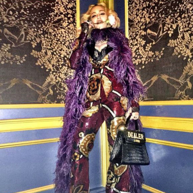 MAdonna dressed up as Prince MAdonna dressed up as Prince