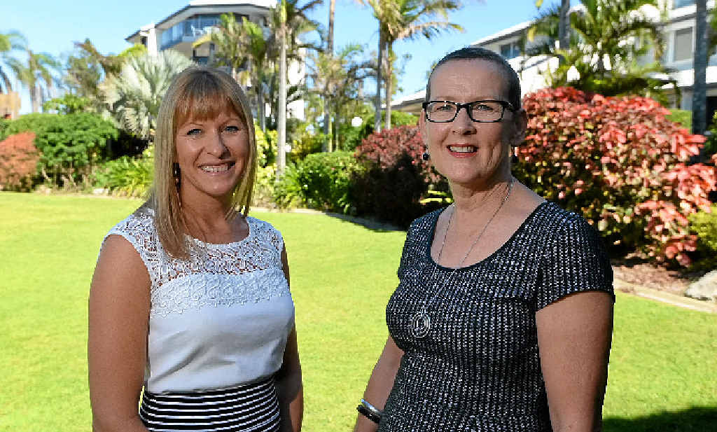 WELL-DESERVED: Retreat co-ordinator Fiona Hyslop with Sue Bradshaw who was one of five to win a Mother’s Day competition for a weekend retreat at Rosslyn Bay Resort. WELL-DESERVED: Retreat co-ordinator Fiona Hyslop with Sue Bradshaw who was one of five to win a Mother’s Day competition for a weekend retreat at Rosslyn Bay Resort.