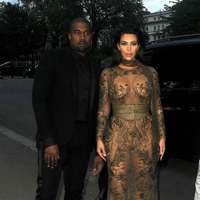 Kanye and Kim Kardashian-West Kanye and Kim Kardashian-West