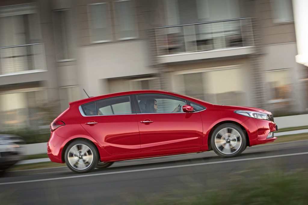 MY2017 Kia Cerato SLi hatch. Photo: Contributed. MY2017 Kia Cerato SLi hatch. Photo: Contributed.