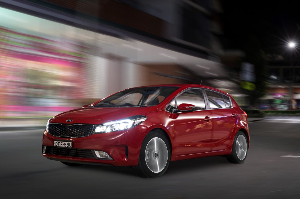 MY2017 Kia Cerato SLi hatch. Photo: Contributed. MY2017 Kia Cerato SLi hatch. Photo: Contributed.