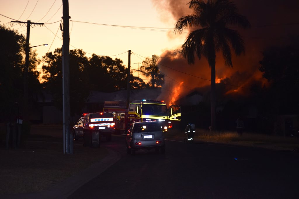 A house in Don St, Biloela was completely destroyed by fire. Photo Andrew Thorpe / Morning Bulletin A house in Don St, Biloela was completely destroyed by fire. Photo Andrew Thorpe / Morning Bulletin