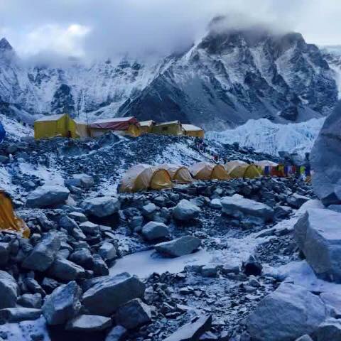 The conditions on Mt Everest The conditions on Mt Everest