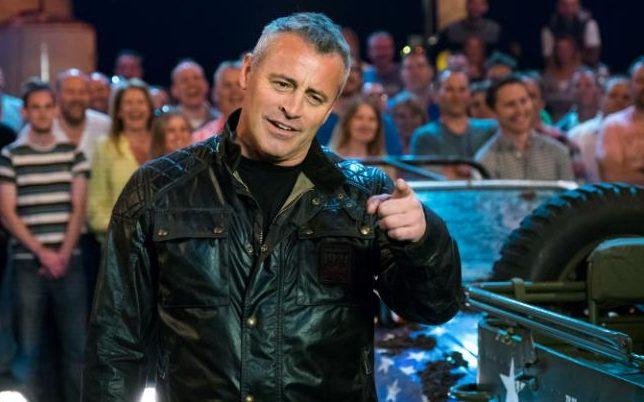 Matt Le Blanc on the Top Gear set Matt Le Blanc on the Top Gear set