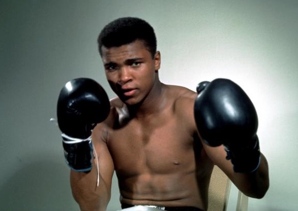 THE late great Muhammad Ali back in his glory days when he was arguably the most recognisable face on the planet. THE late great Muhammad Ali back in his glory days when he was arguably the most recognisable face on the planet.